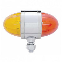 34 LED Reflector Watermelon Double Face Light - Amber & Red LEDs (Amber & Red or Clear Lens)