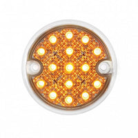 30 LED 3" Dual Function Reflector Double Face Light Kit - Amber & Red LEDs (Amber or Clear Lens)