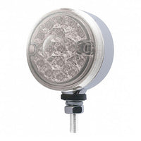 15 LED 3" Dual Function Reflector Single Face Light - Amber or Red LEDs (Amber, Red or Clear Lens)