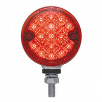 15 LED 3" Reflector Single Face Light - Amber or Red LEDs (Amber, Red or Clear Lens)