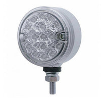 15 LED 3" Reflector Single Face Light - Amber or Red LEDs (Amber, Red or Clear Lens)