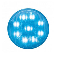 9 LED 2" Auxiliary Light - Red, White or Blue (Chrome or Clear Lens)