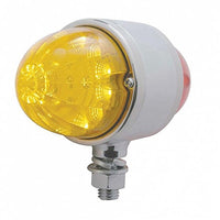 34 LED Reflector Double Face Light - Amber & Red LEDs (Amber & Red or Clear Lens)