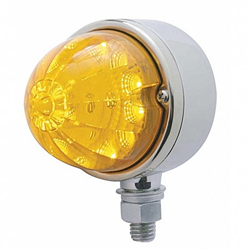 17 LED Reflector Single Face Light - Amber or Red LEDs (Amber, Red or Clear Lens)