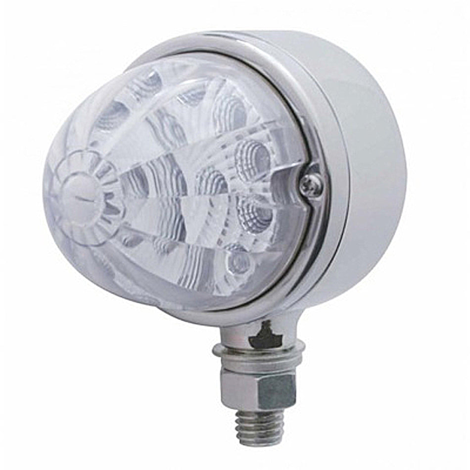 17 LED Reflector Single Face Light - Amber or Red LEDs (Amber, Red or Clear Lens)
