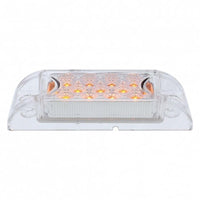 13 LED Reflector Rectangular Clearance/Marker Light - Amber or Red LEDs (Clear Lens)