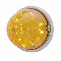 17 LED Watermelon Flush Mount Kit With Low Profile Bezel - Amber or Red LEDs (Amber, Red or Clear Lens)