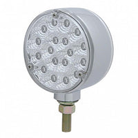 36 LED Reflector Double Face Turn Signal Light - Amber & Red LEDs (Amber & Red or Clear Lens)