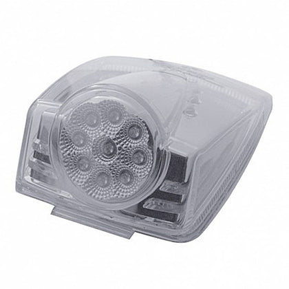 United Pacific - 19 LED Reflector Square Cab Light - Amber LEDs (Clear Lens)