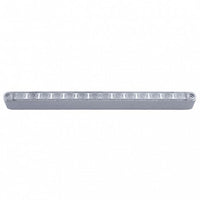 United Pacific - 14 LED 12" Turn Signal Light Bar With Bezel - Amber LEDs (Amber or Clear Lens)