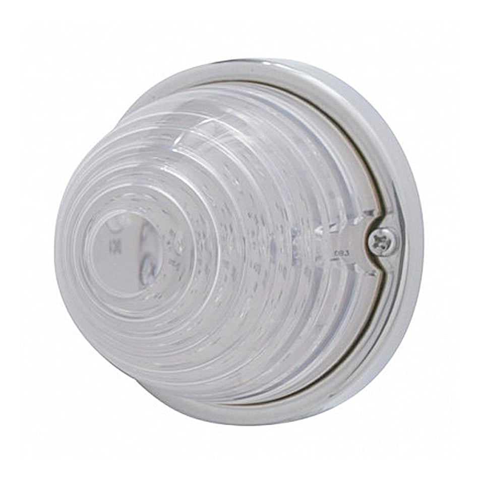 17 LED Beehive Flush Mount Kit With Low Profile Bezel - Amber LEDs (Amber or Clear Lens)