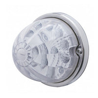 17 LED Reflector Watermelon Flush Mount Kit With Low Profile Bezel - Amber or Red LEDs (Amber, Red or Clear Lens)