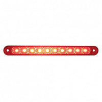 10 LED 6-1/2" Stop, Turn & Tail Light Bar Only - Red or Amber LEDs (Red or Clear Lens)