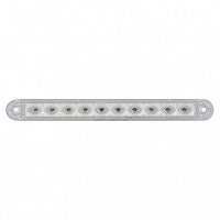 10 LED 6-1/2" Stop, Turn & Tail Light Bar Only - Red or Amber LEDs (Red or Clear Lens)