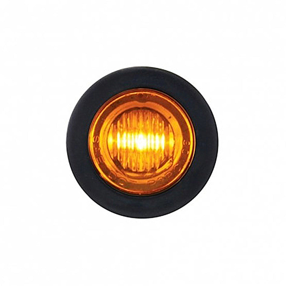3 LED 3/4" Mini Clearance/Marker Light - Amber, Red, Blue, White (Amber, Red or Clear Lens)