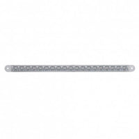 19 LED 12" Reflector Turn Signal Light Bar - Amber LEDs (Amber or Clear Lens)