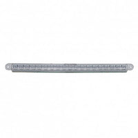 19 LED 12" Reflector Turn Signal Light Bar - Amber LEDs (Amber or Clear Lens)