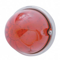 17 LED Dual Function Watermelon Flush Mount Kit With Low Profile Bezel - Red or Amber LEDs (Red or Clear Lens)