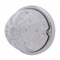 17 LED Dual Function Watermelon Flush Mount Kit With Low Profile Bezel - Red or Amber LEDs (Red or Clear Lens)