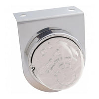 Stainless Light Bracket With 17 LED Dual Function Watermelon Lights - Amber or Red LEDs (Amber or Clear Lens)