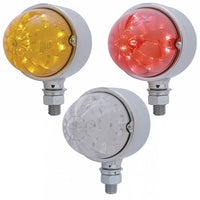 17 LED Dual Function Watermelon Single Face Light - Amber or Red LEDs (Amber, Red or Clear Lens)