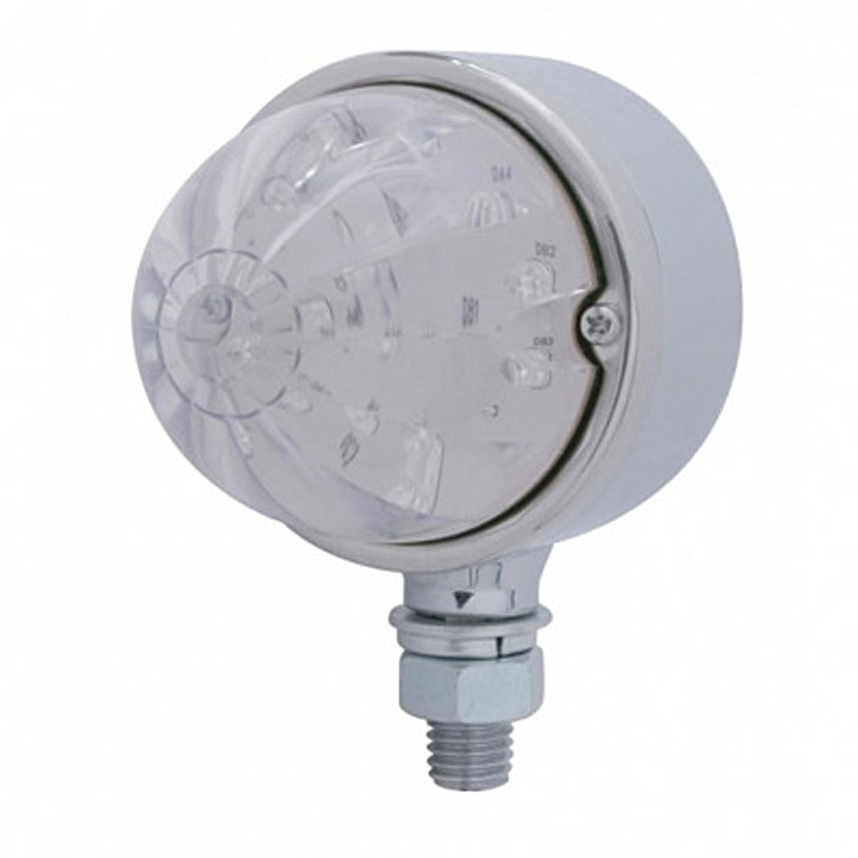 17 LED Dual Function Watermelon Single Face Light - Amber or Red LEDs (Amber, Red or Clear Lens)