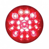 21 LED "Competition Series" 4" Round Stop, Turn & Tail Light - Red LEDs (Red Lens)