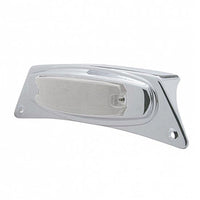 Chrome Fender Light Bracket With 12 LED Light - Amber LEDs (Amber or Clear Lens)