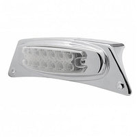 Chrome Fender Light Bracket With 12 LED Reflector Light - Amber LEDs (Amber or Clear Lens)