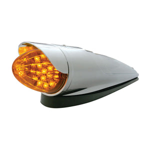19 LED Reflector Grakon 1000 Cab Light Kit With Visor - Amber LEDs (Amber or Clear Lens)