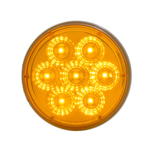 7 LED 4" Reflector Turn Signal Light - Amber LEDs (Amber or Clear Lens)