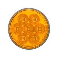 7 LED 4" Reflector Turn Signal Light - Amber LEDs (Amber or Clear Lens)