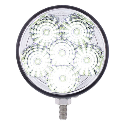 United Pacific - 6 High Power 1 Watt LED 4" Round Spot/Utility Light