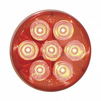 7 LED 2" Round Clearance/Marker Light - Amber or Red LEDs (Amber, Red or Clear Lens)