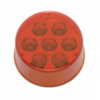7 LED 2" Round Clearance/Marker Light - Amber or Red LEDs (Amber, Red or Clear Lens)