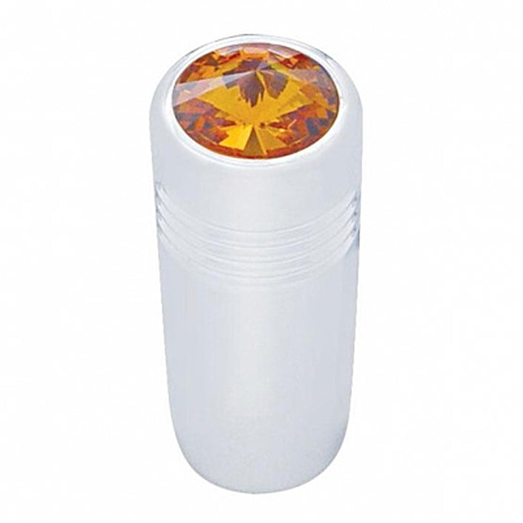 1-5/8" Short Toggle Switch Extension With Color Crystal - Amber, Blue, Green, Purple or Clear Crystal