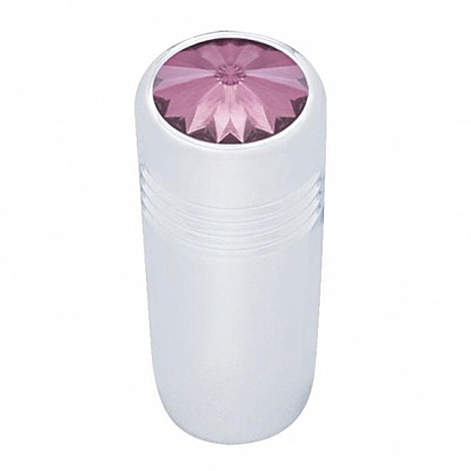 1-5/8" Short Toggle Switch Extension With Color Crystal - Amber, Blue, Green, Purple or Clear Crystal