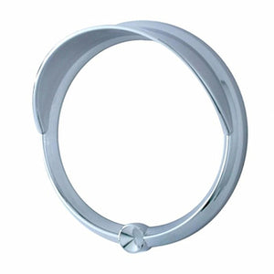 Signature Series Speed/Tachometer Gauge Bezel With Visor For Freightliner - Indented, Blue, Green, Clear, Purple, or Red Crystal