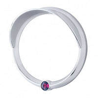 Signature Series Speed/Tachometer Gauge Bezel With Visor For Freightliner - Indented, Blue, Green, Clear, Purple, or Red Crystal