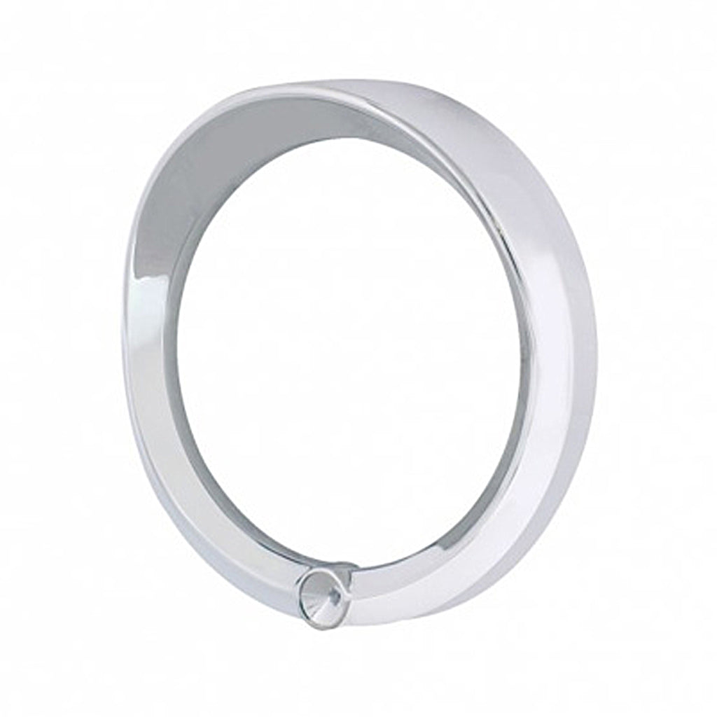 Signature Series Speed/Tachometer Gauge Bezel With Visor For 2006+ Peterbilt - Indented, Blue, Red, Clear, Green or Purple Crystal