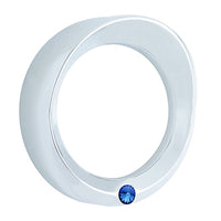 Signature Series Speed/Tachometer Gauge Bezel With Visor For Kenworth - Blue, Clear or Red Crystals