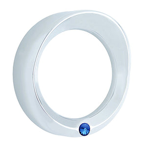 Signature Series Speed/Tachometer Gauge Bezel With Visor For Kenworth - Blue, Clear or Red Crystals