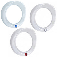 Signature Series Speed/Tachometer Gauge Bezel With Visor For Kenworth - Blue, Clear or Red Crystals