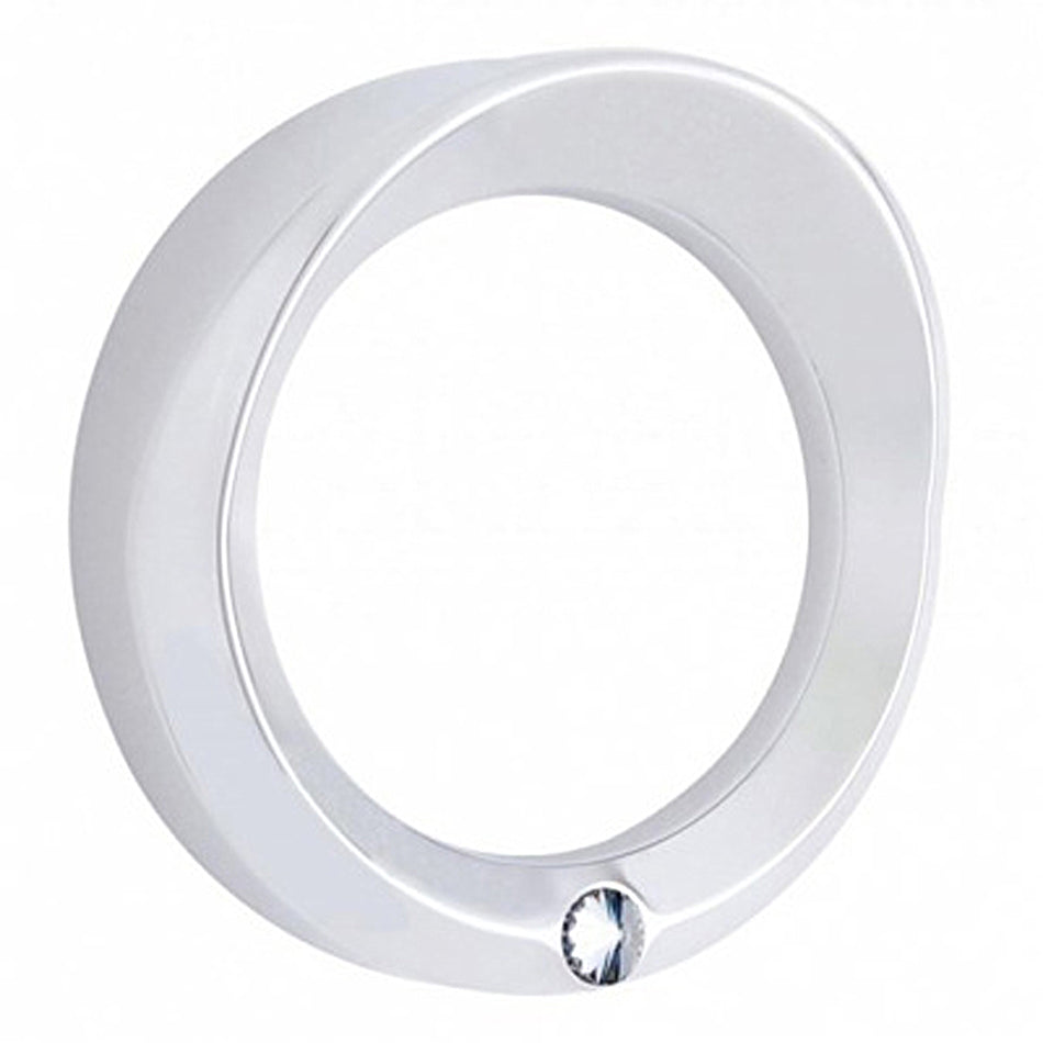 Signature Series Speed/Tachometer Gauge Bezel With Visor For Kenworth - Blue, Clear or Red Crystals