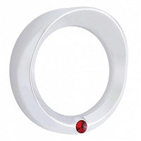 Signature Series Speed/Tachometer Gauge Bezel With Visor For Kenworth - Blue, Clear or Red Crystals