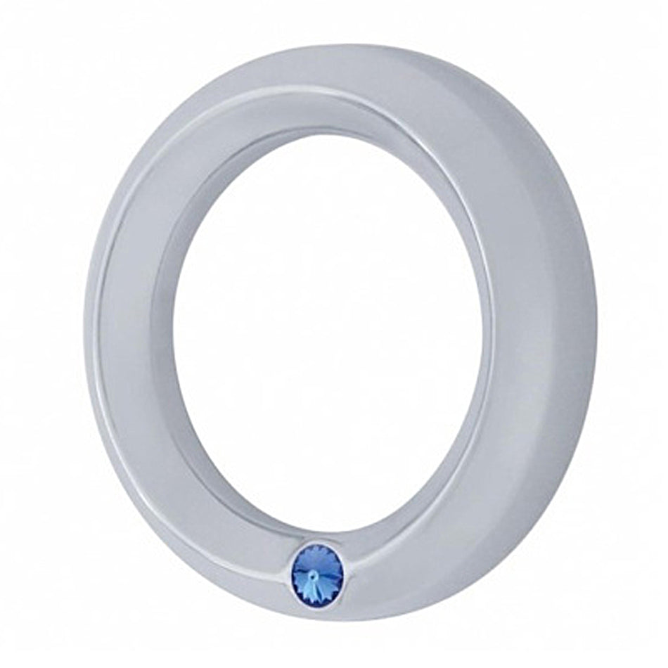 Signature Series Small Gauge Bezel For 2006+ Peterbilt (Various Colored Crystals)