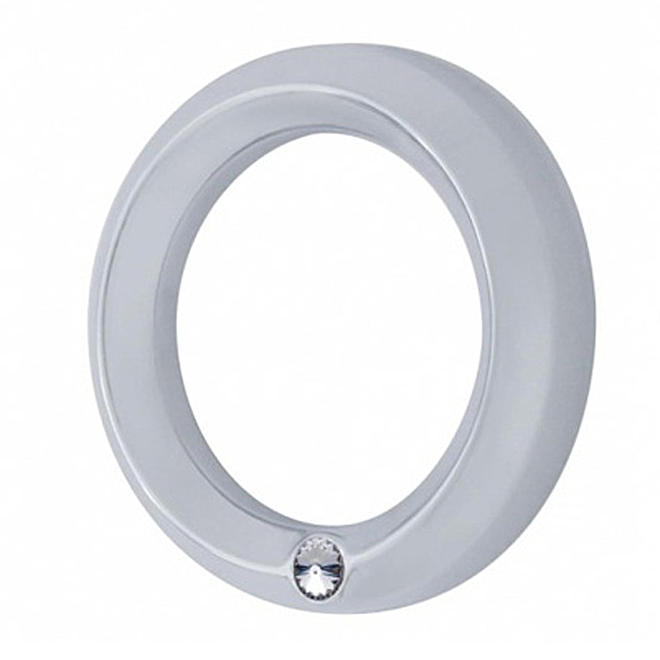Signature Series Small Gauge Bezel For 2006+ Peterbilt (Various Colored Crystals)