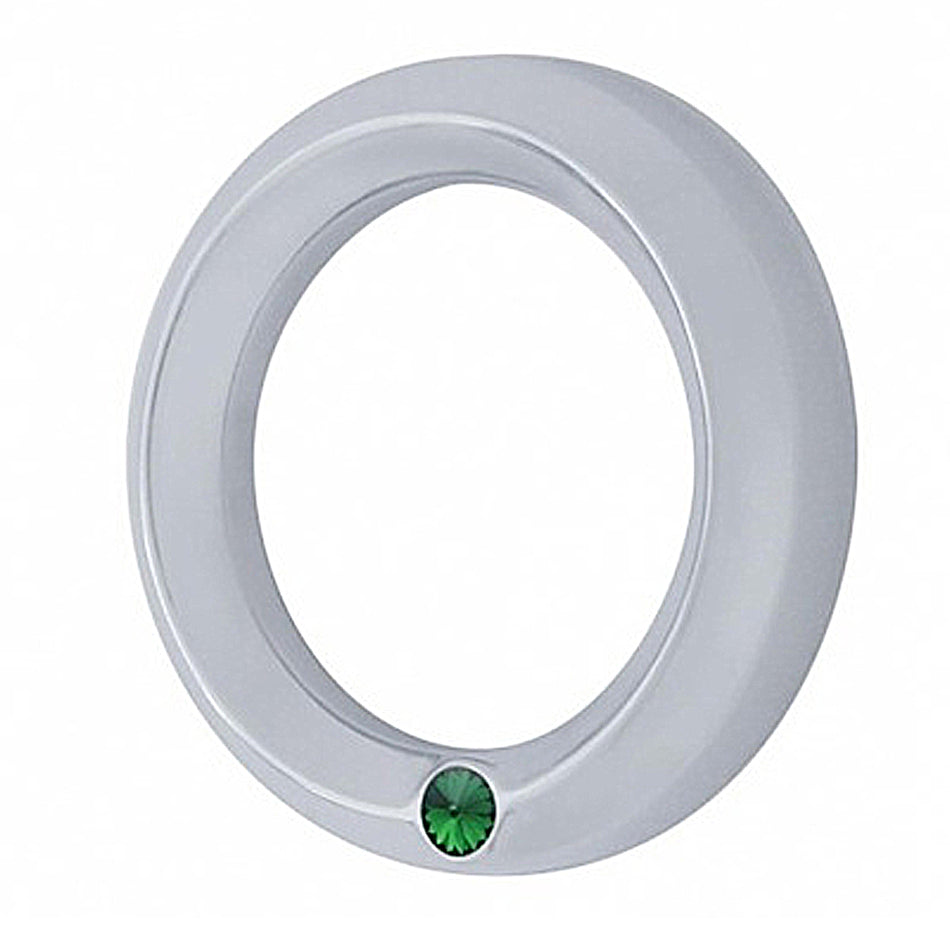 Signature Series Small Gauge Bezel For 2006+ Peterbilt (Various Colored Crystals)