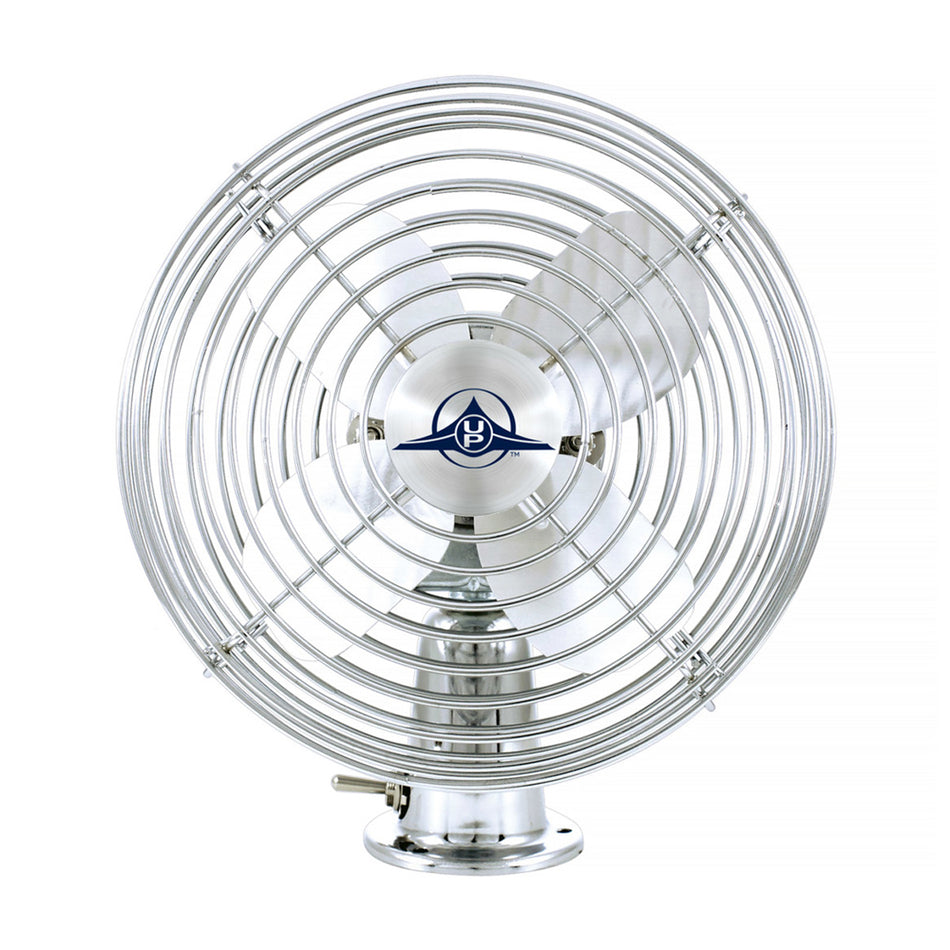 United Pacific - Chrome 6" Heavy Duty Fan - 12V
