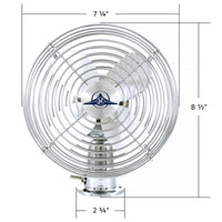 United Pacific - Chrome 6" Heavy Duty Fan - 12V